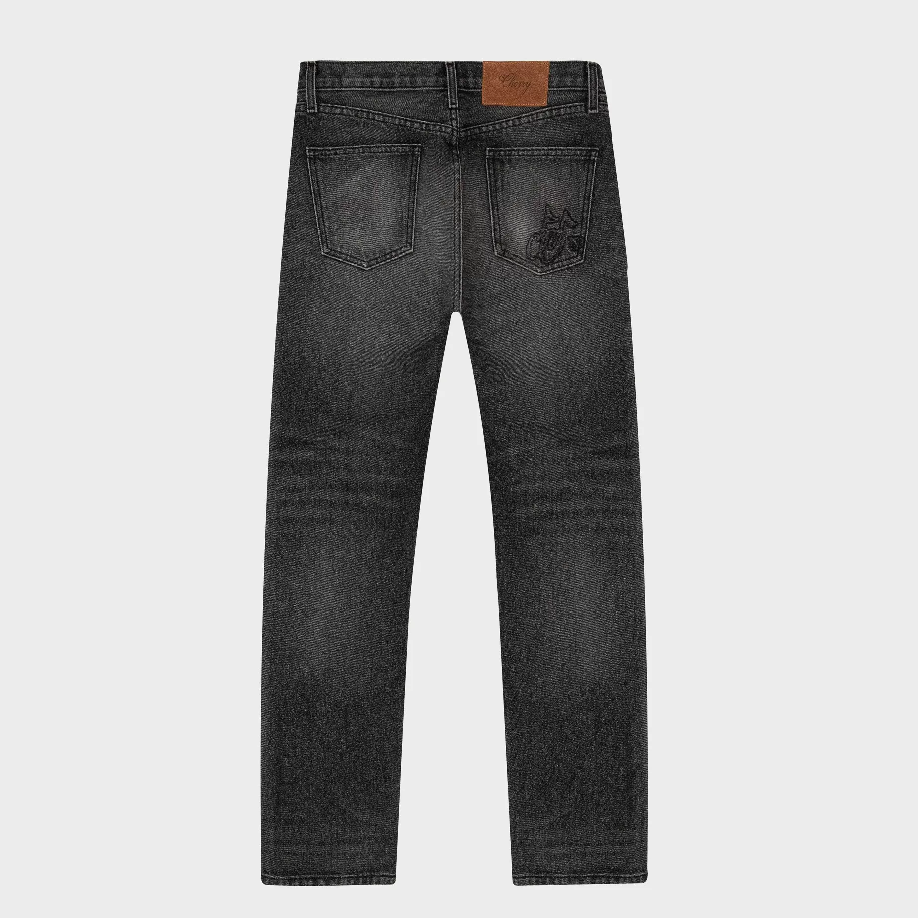 Cherry Pants-Straight Leg 5 Pocket Denim (Black)