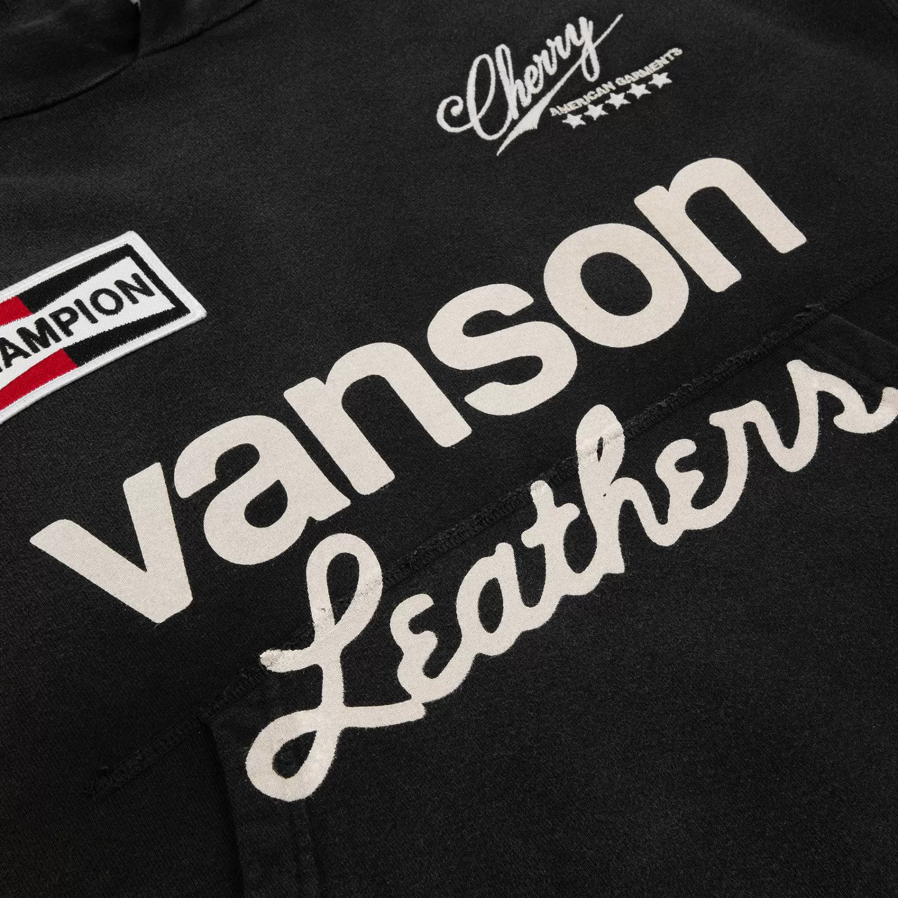 Cherry Sweatshirts-Vanson Hoodie (Vintage Black)