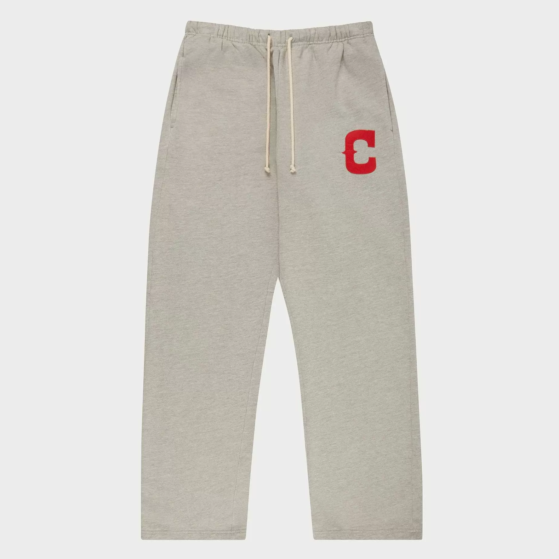 Cherry Sweatpants-Western Athletic Parachute Sweatpants (Heather Grey)